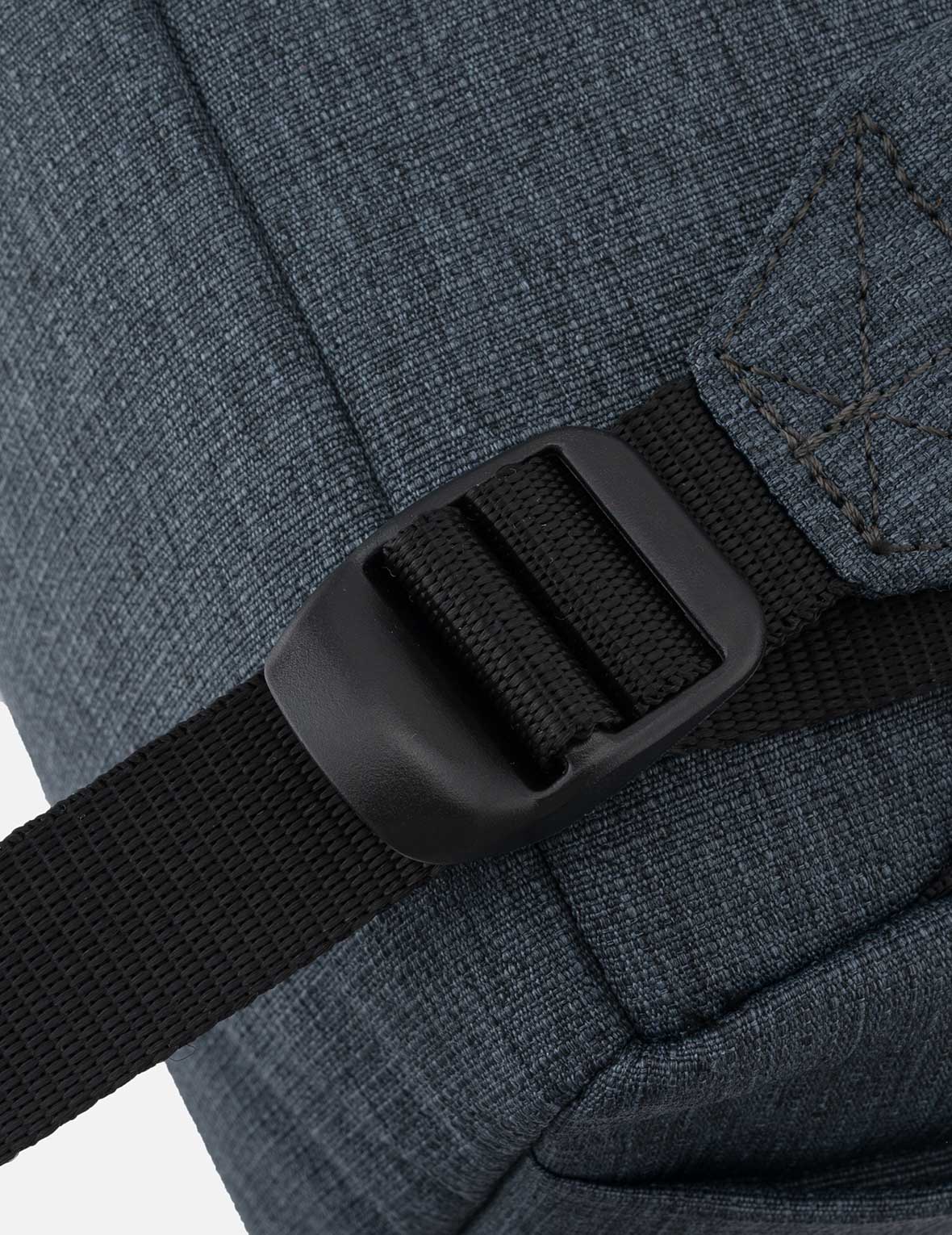 Faux Sticker Logo Print Denim Backpack – EVISU