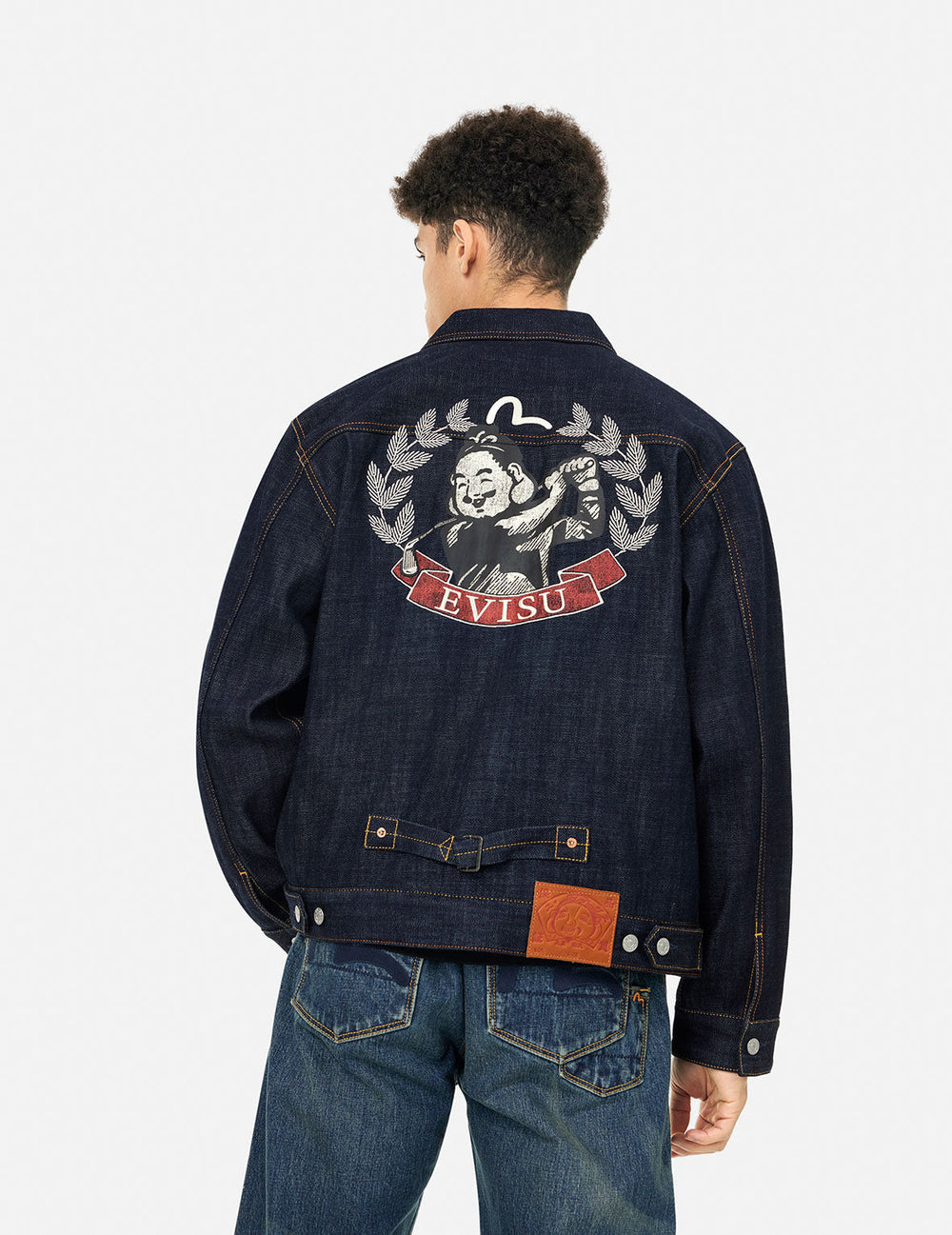 Godhead Golfing Print Regular Fit Denim Jacket – EVISU