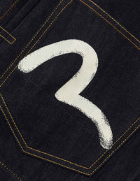 Ecru Seagull Print Relax Fit Denim Jacket