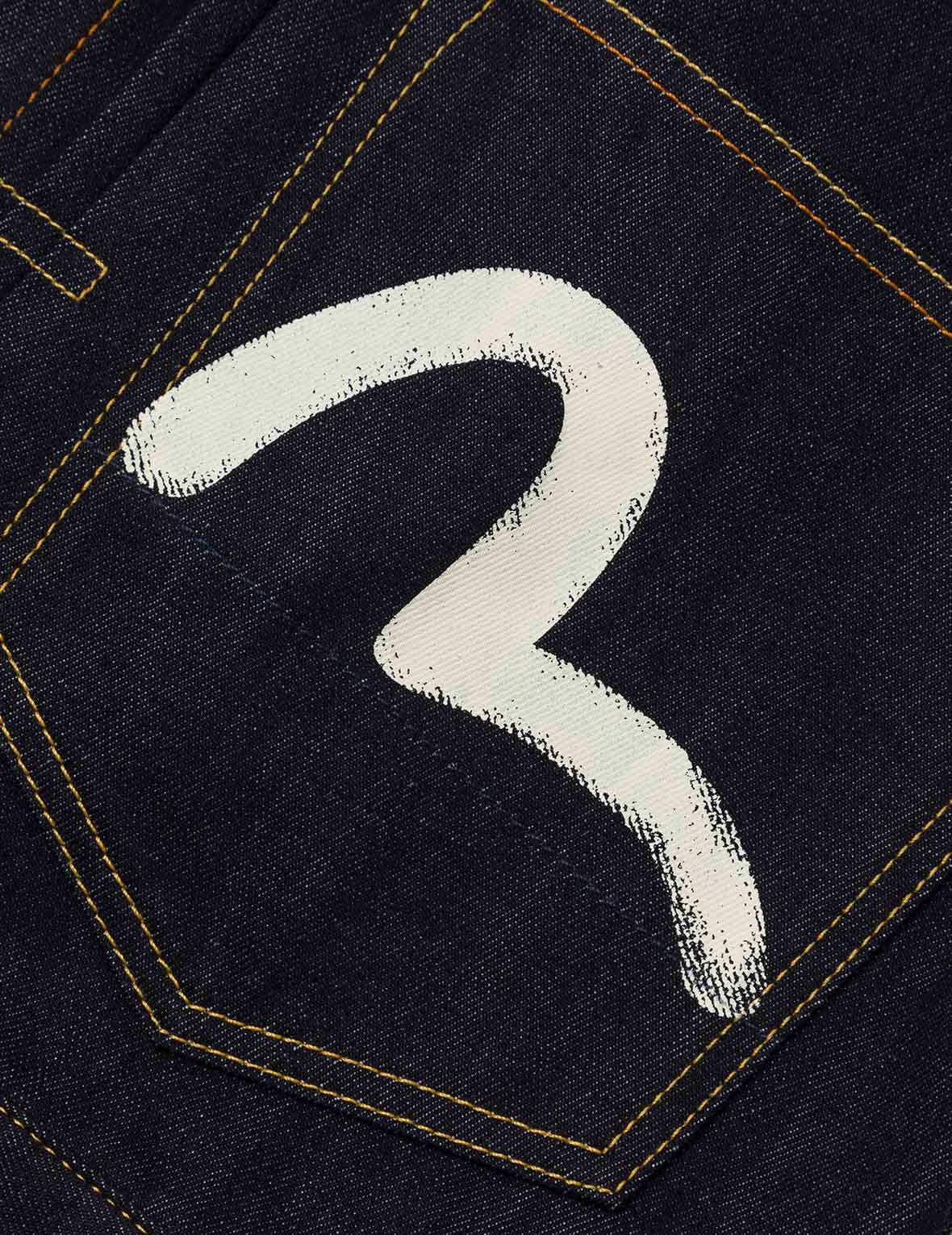 Ecru Seagull Print Relax Fit Denim Jacket