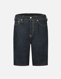 Brocade Daicock Appliqué and Logo Embrodiery Regular Fit Denim Shorts