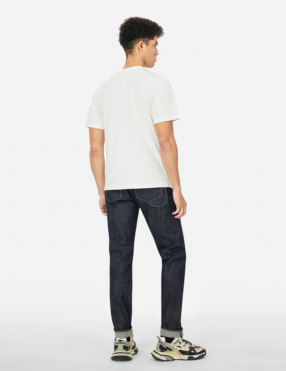 7 Pockets Design Carrot Fit Raw Jeans #2017 – EVISU