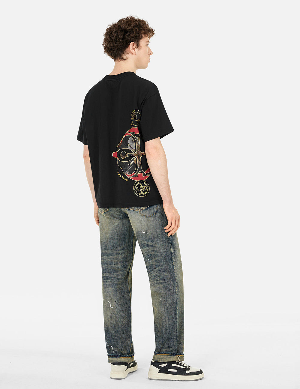7-Pocket Design Vintage Washed Loose Fit Jeans #2038 – EVISU