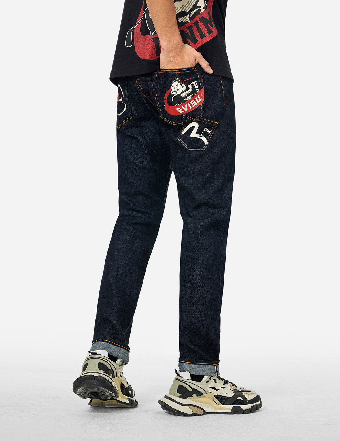 Godhead Golfing Print Slim Fit Jeans #2010