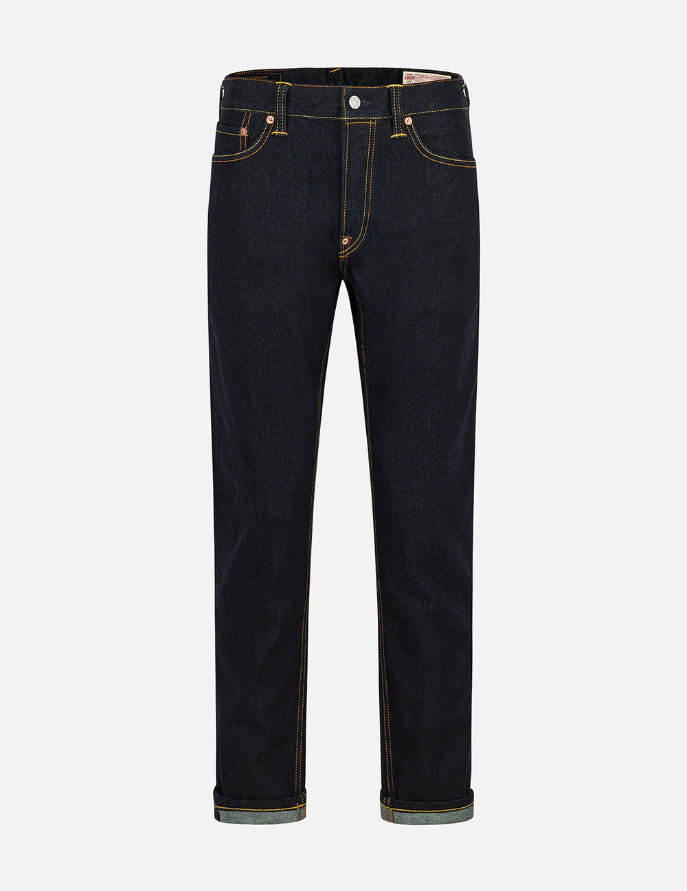 Seagull with Kamon Print Pockets Taper Fit Jeans #2017 – EVISU