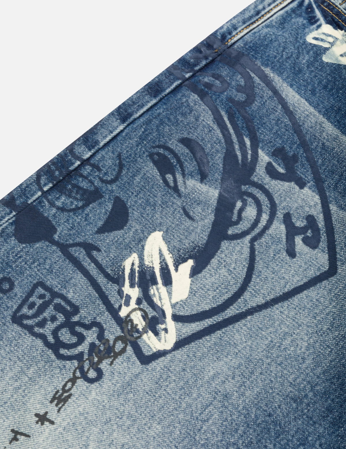 Graffiti Prints Regular Fit Jeans #2000 – EVISU