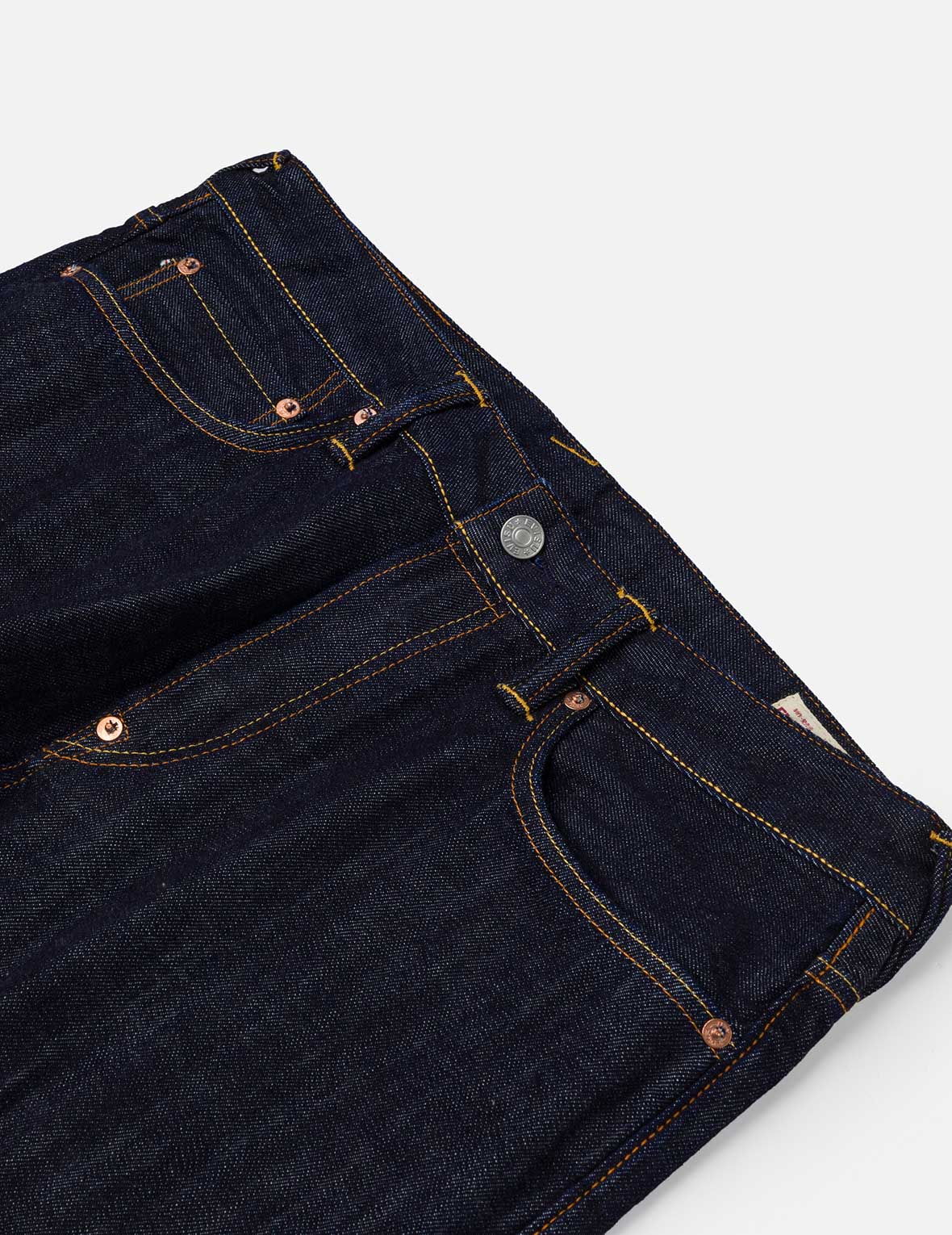 Seagull and Logo Brocade Appliqué Taper Fit Jeans #2017