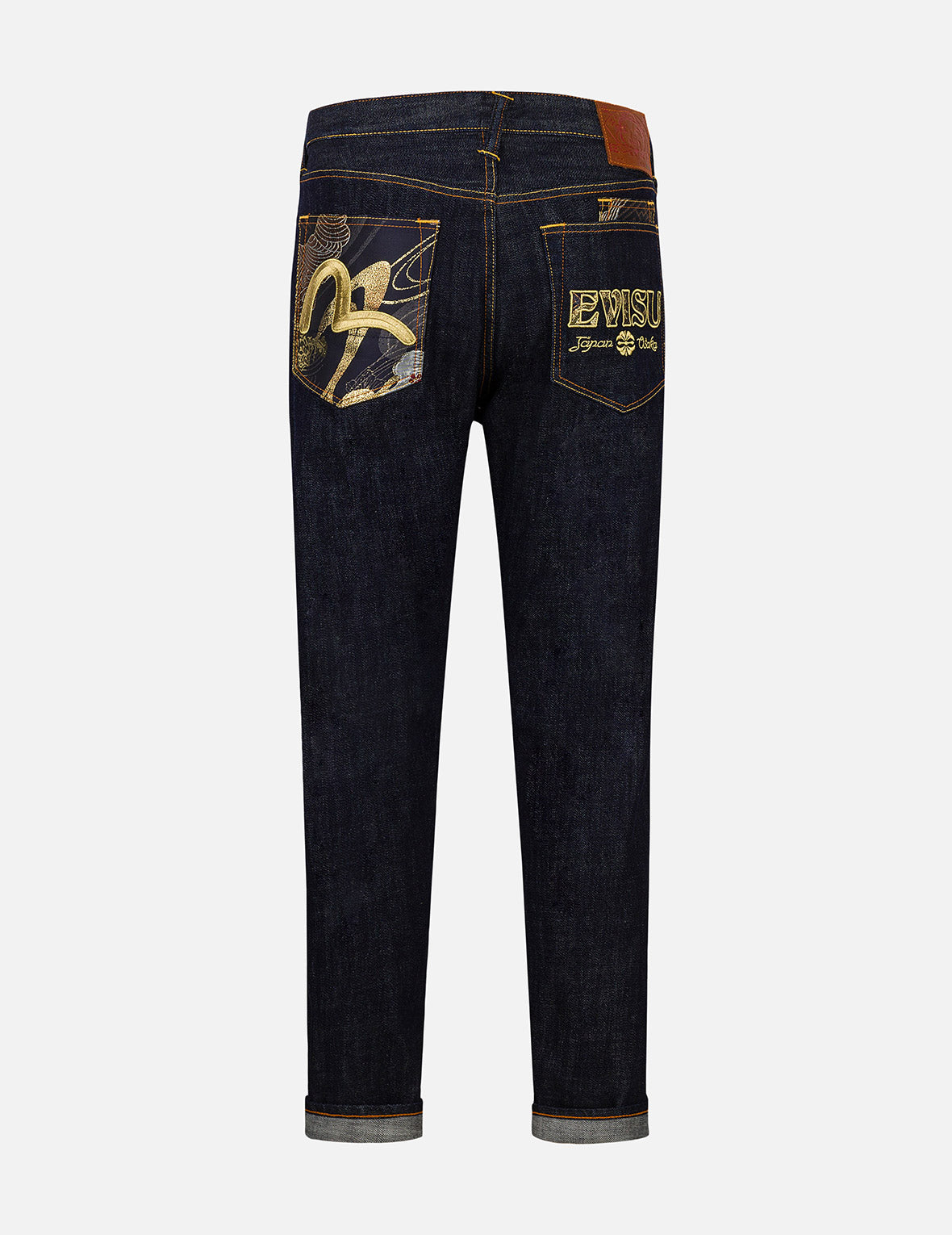 EVISU ✕ YAMANE pink embroidery & big paint W31✕L34 | eBay