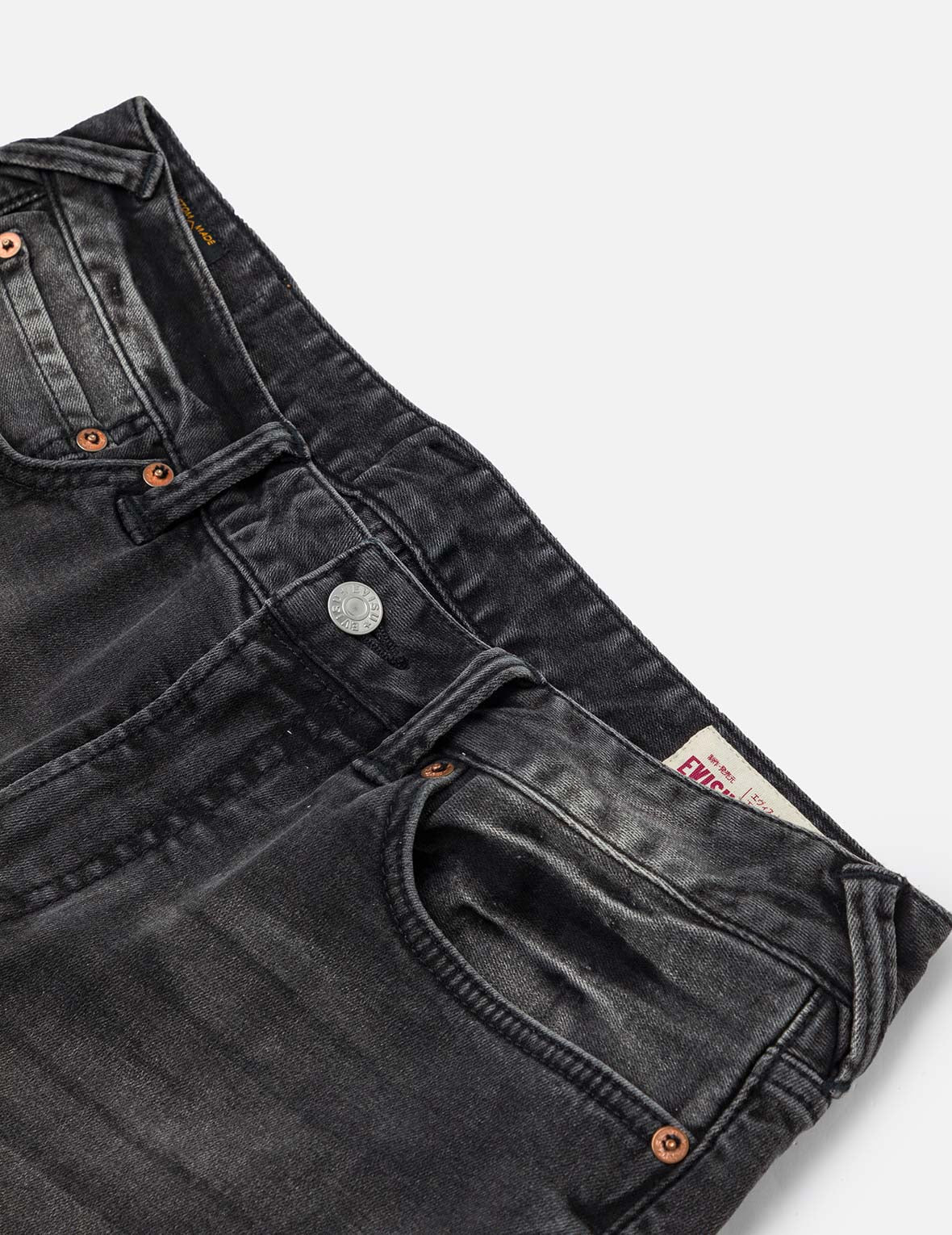 Seagull and Kamon Print Flex Skinny Denim Jeans #2028