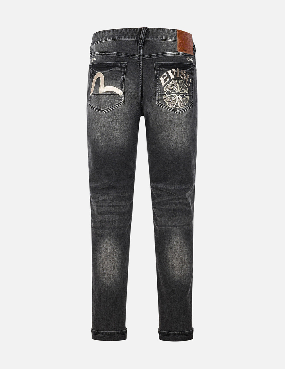 Seagull and Kamon Print Flex Skinny Denim Jeans #2028 – EVISU