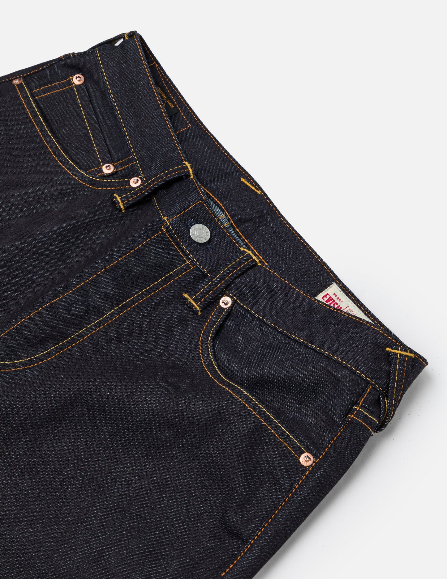 Yellow Seagull Print Regular Fit Jeans #2000