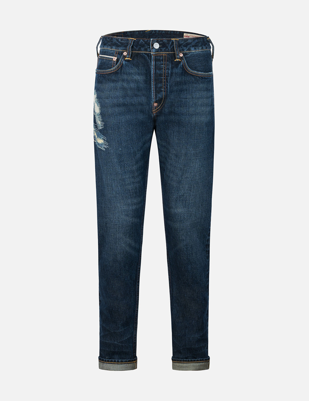 Seagull Print Taper Fit Jeans #2017