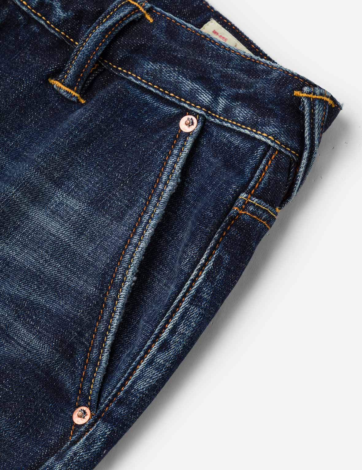 Graffiti-Style Seagull and Logo Print Straight Fit Denim Joggers