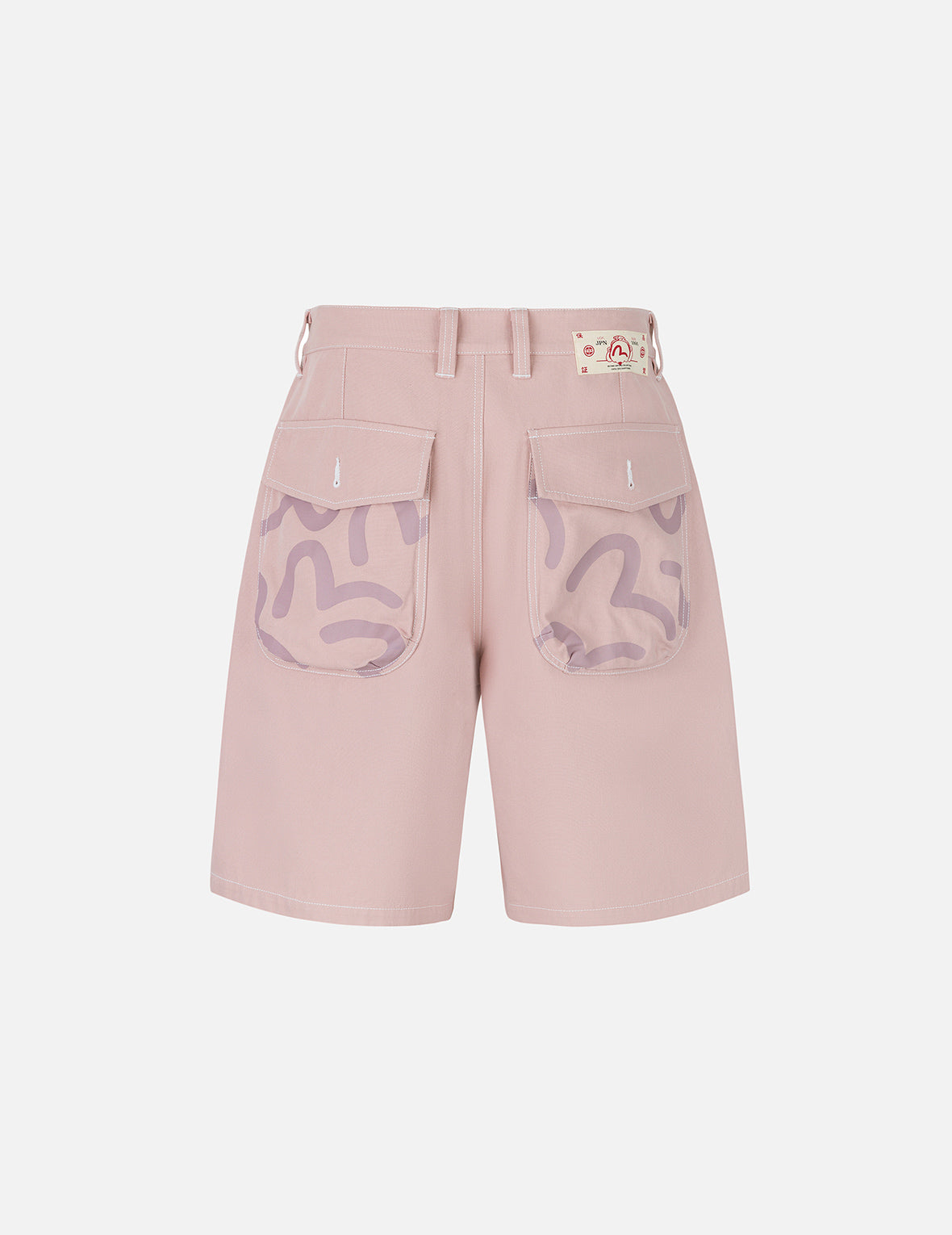 Allover Seagull Print Pocket Oversized Shorts – EVISU