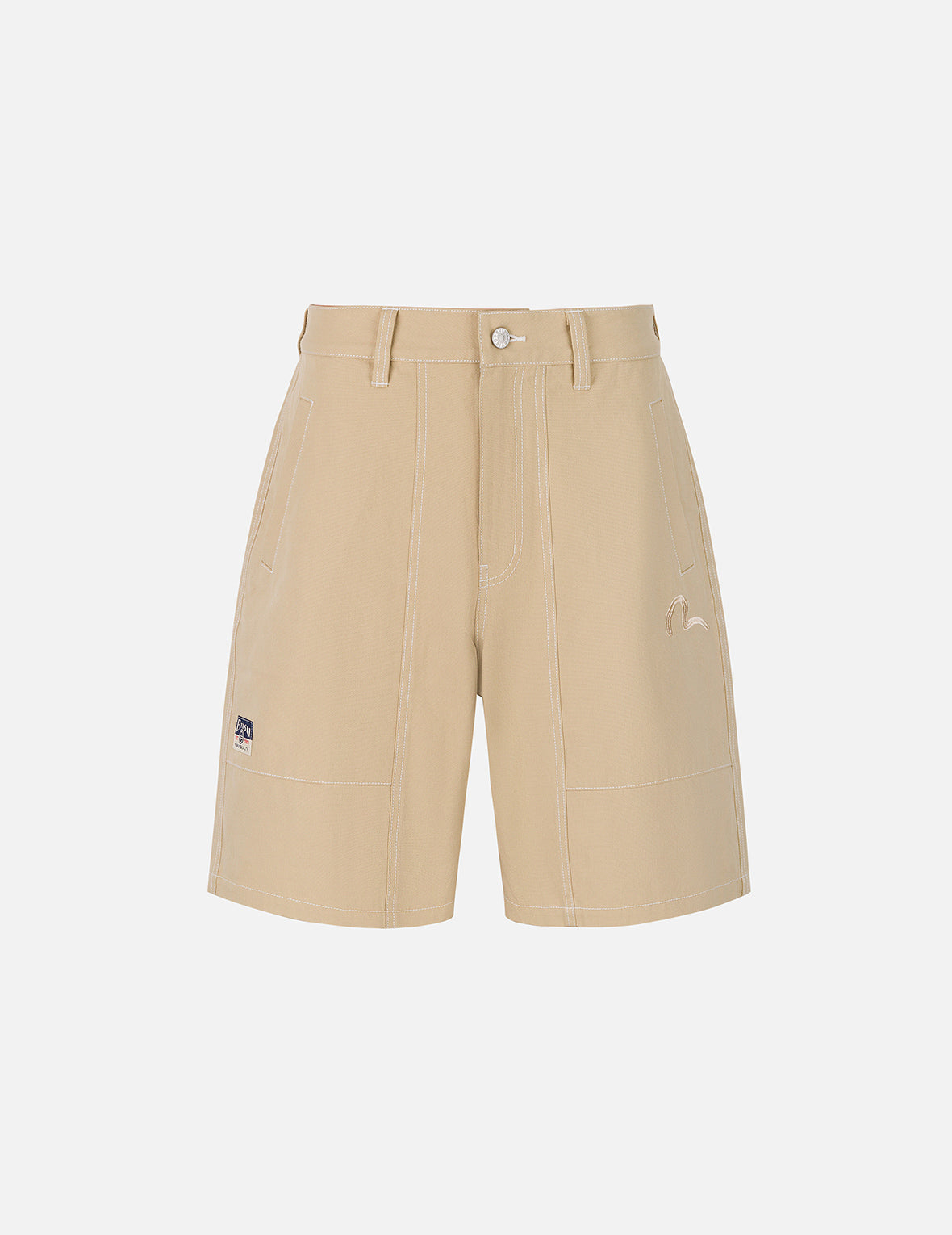 Allover Seagull Print Pocket Oversized Shorts – EVISU