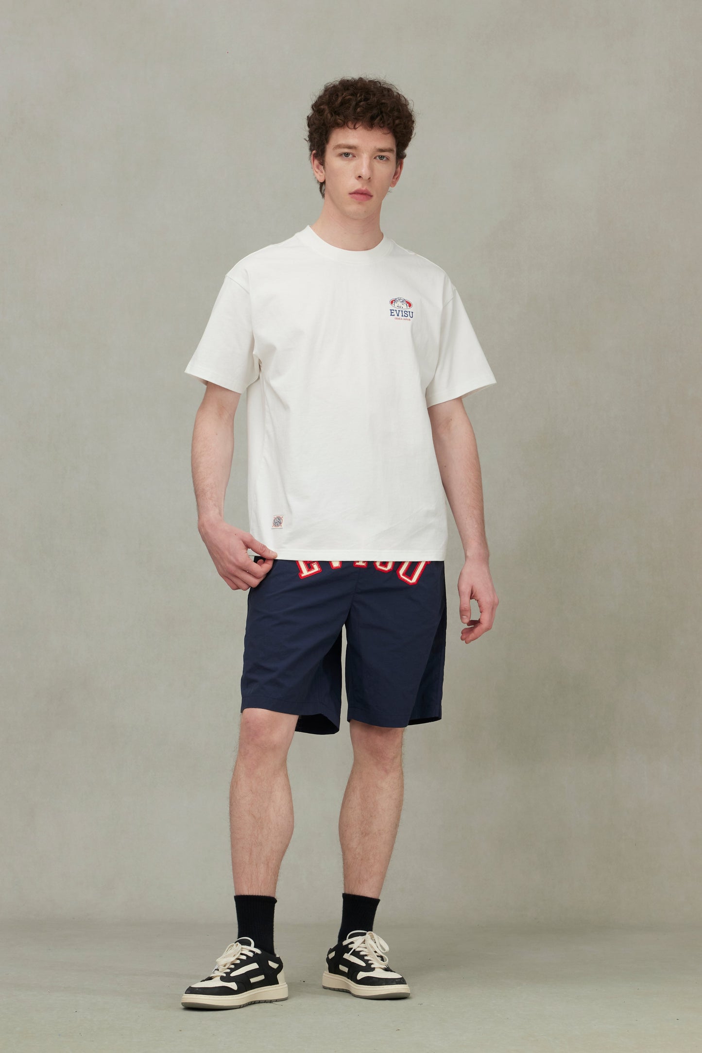 Logo Appliqué Embroidery Relax Fit Sweat Shorts