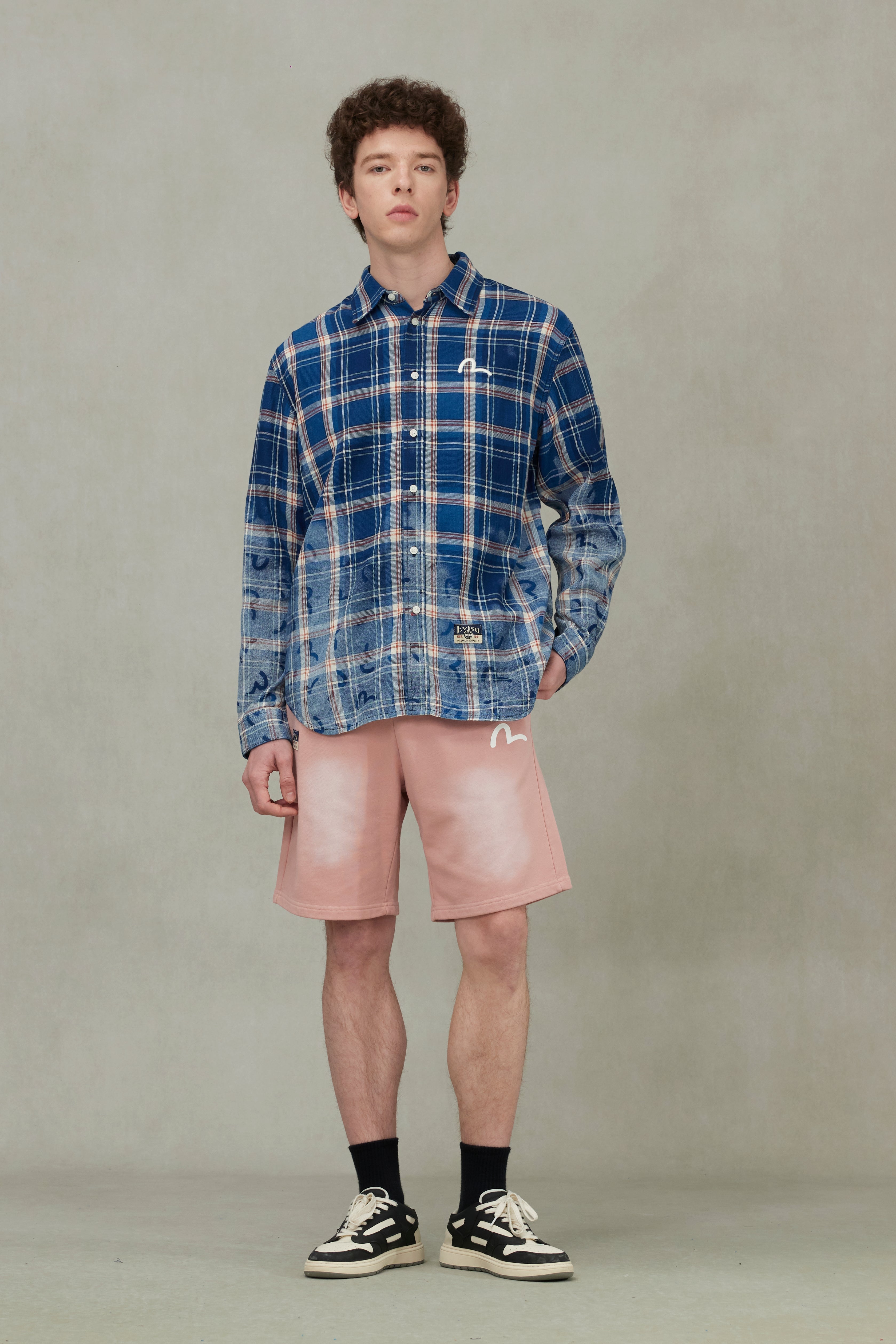 【SCENERITY】Elin check shirt Elin check shirt - SCENERITY | 60% - Asian Fashion Online Store