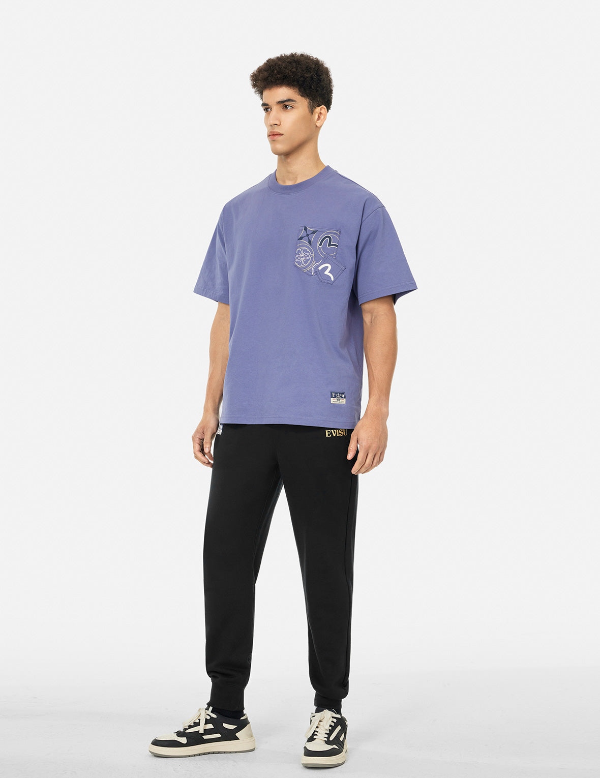 Hakutaku Daicock Printed Regular Fit Sweatpants