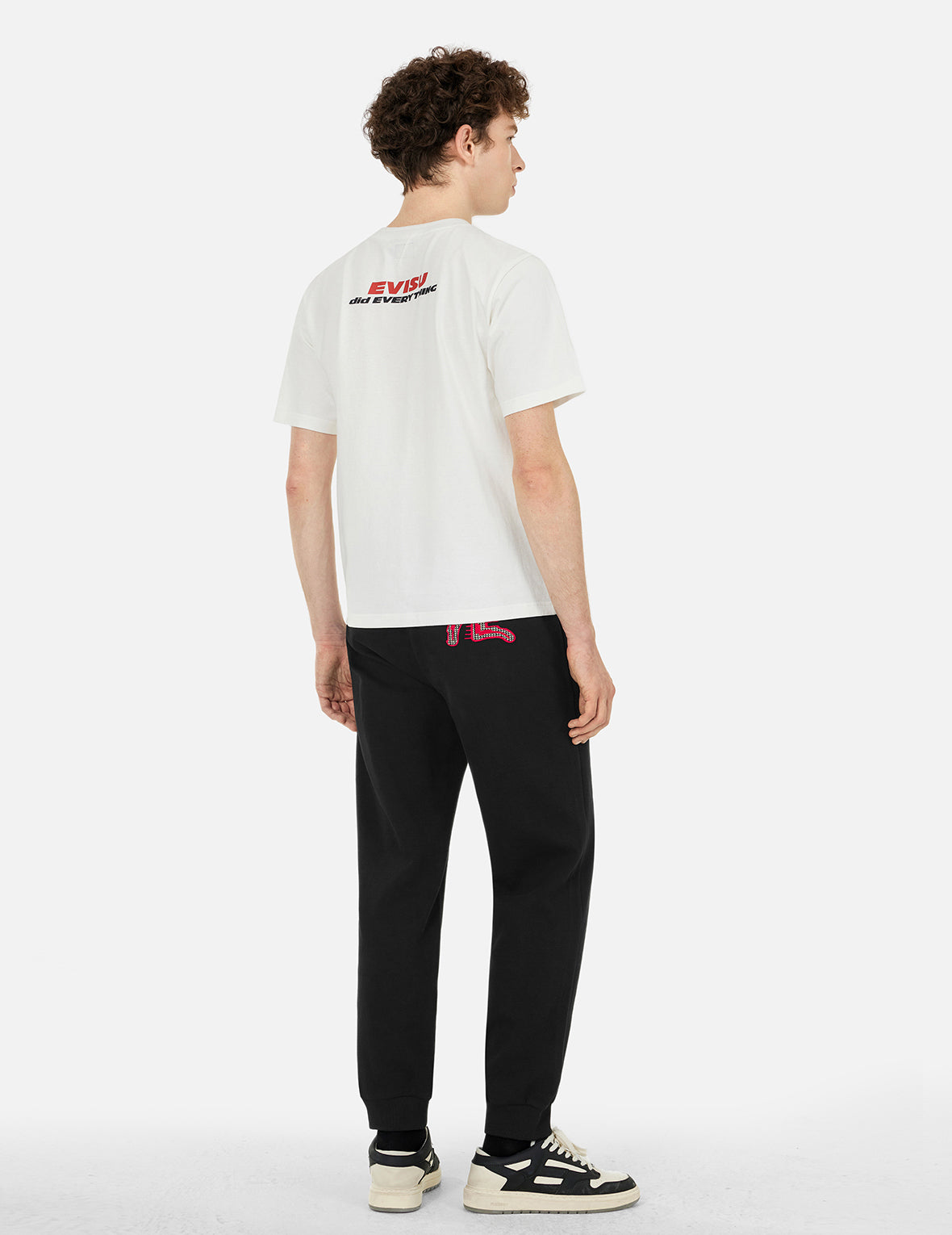 Totem Seagull Embroidery Straight Fit Sweatpants