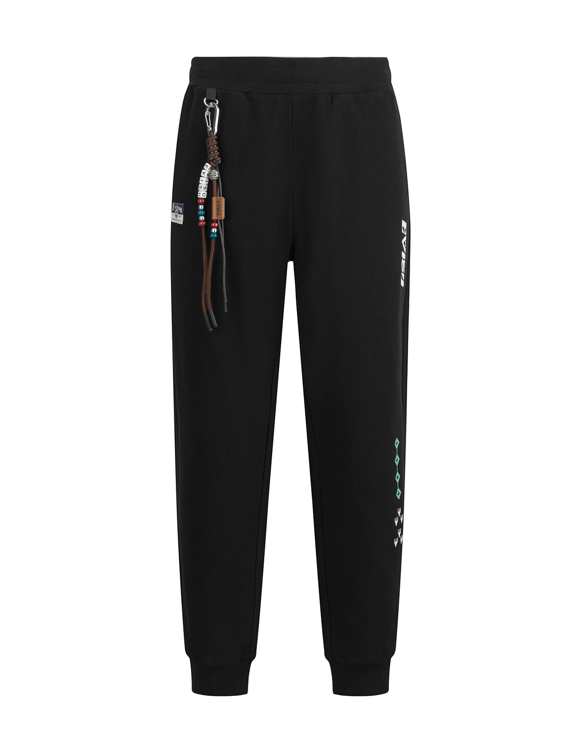 Totem Seagull Embroidery Straight Fit Sweatpants