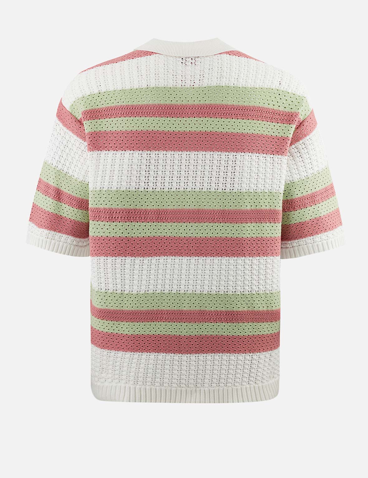 Seagull Embroidery Relax Fit Short-Sleeve Knitted Shirt