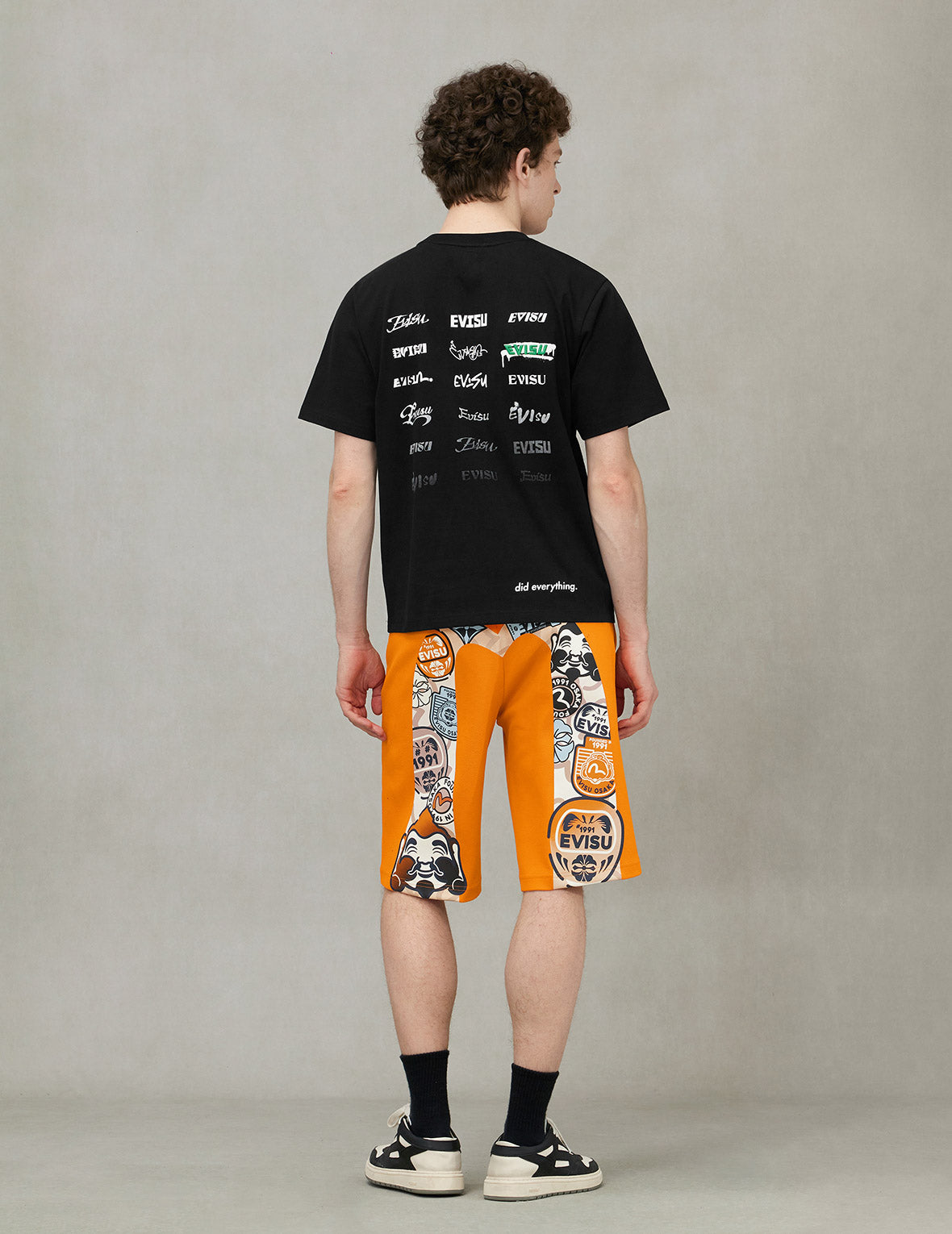 EVISU and Godhead Daicock Print Regular Fit Sweatshorts