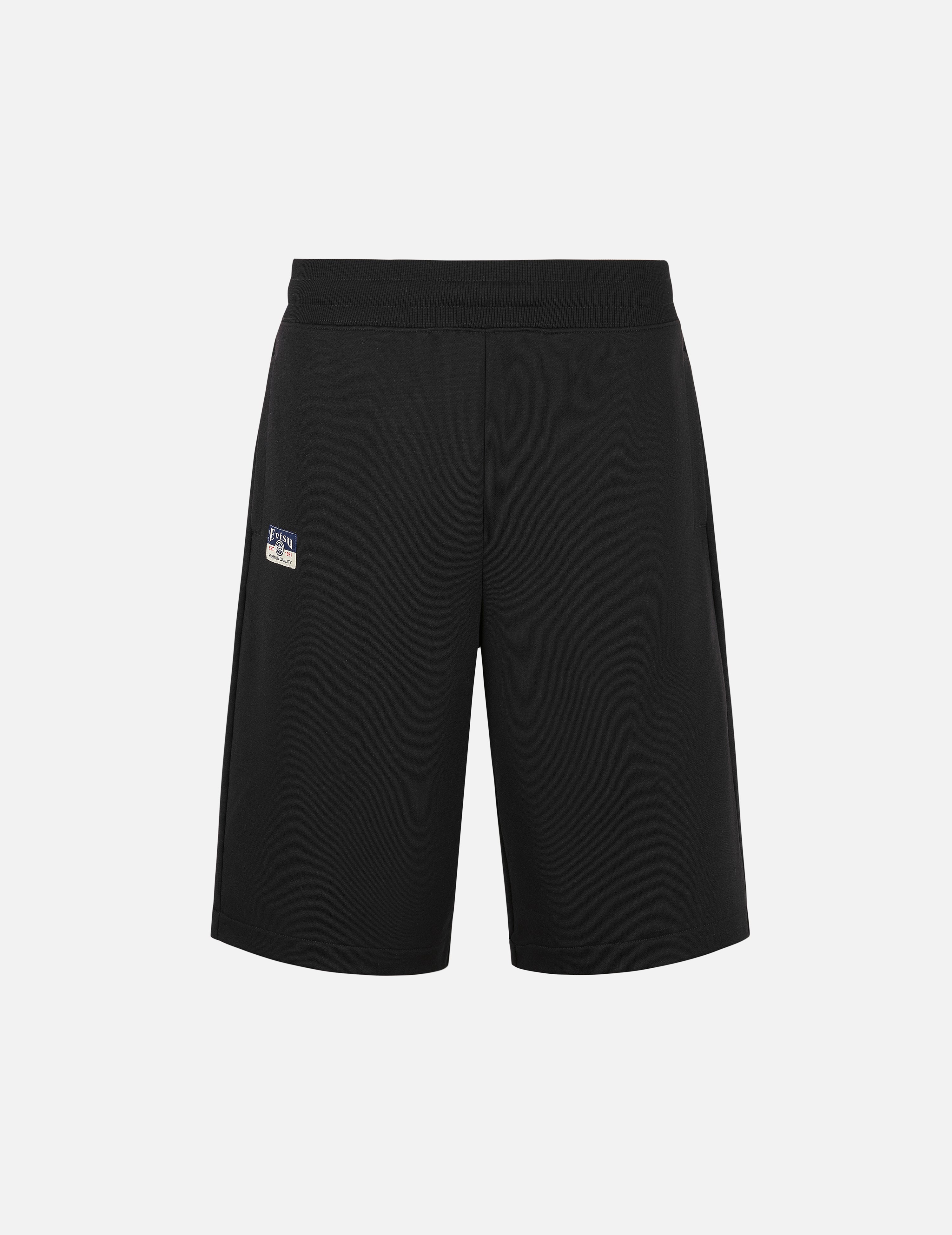 Artistic Brush Daicock Print Regular Fit Sweatshorts – EVISU