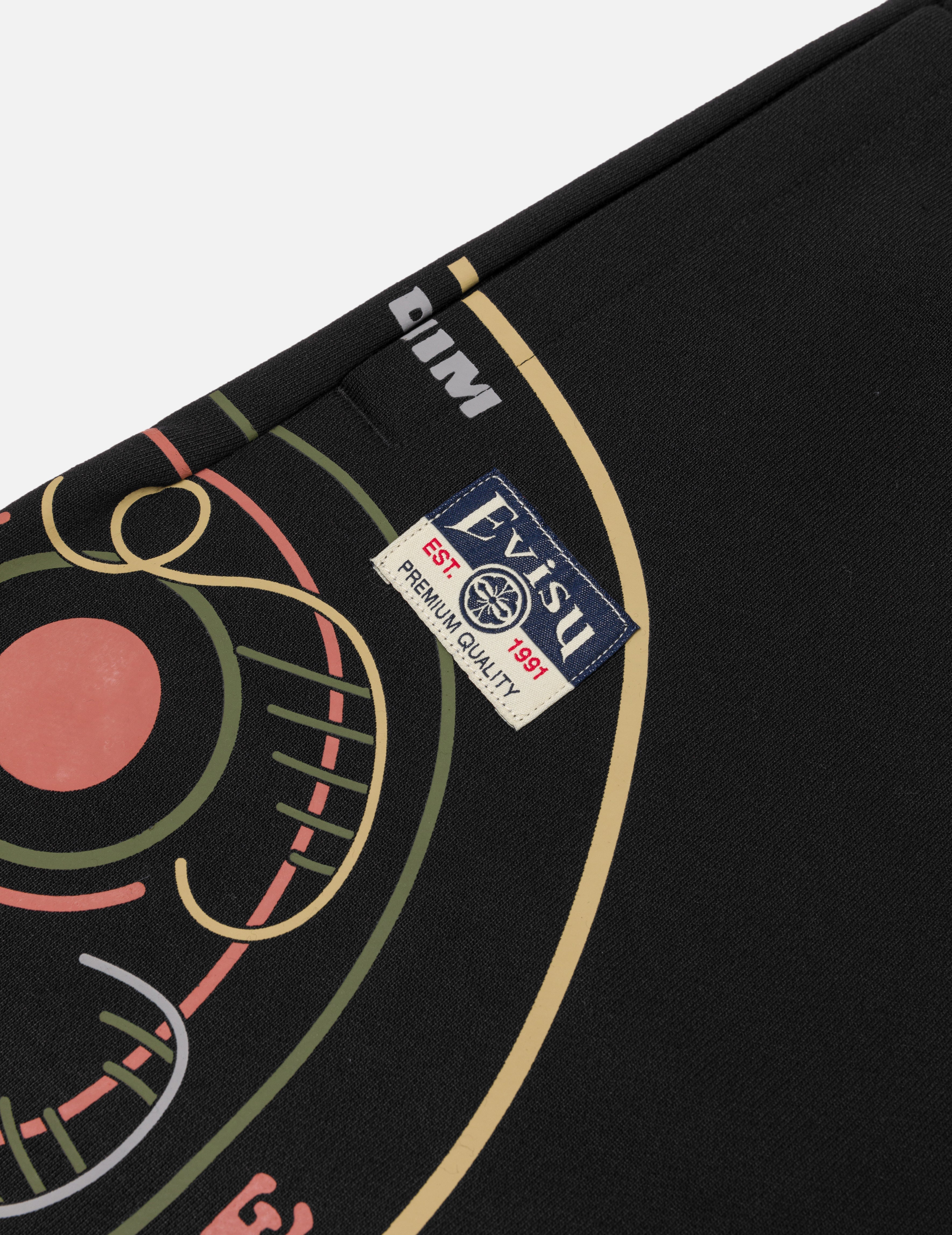 Daruma Print Regular Fit Sweatshorts – EVISU