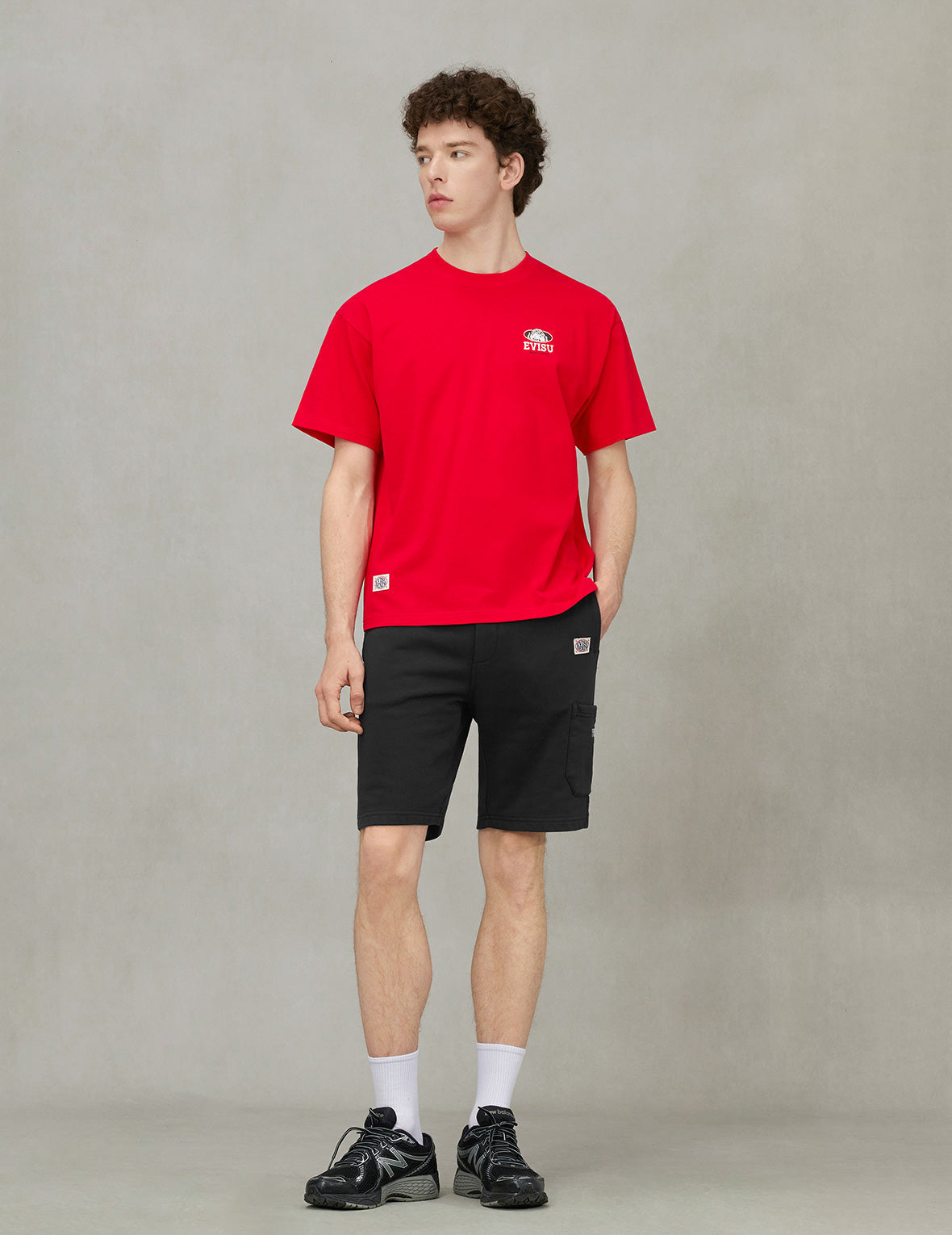 Godhead Print Relax Fit Sweat Shorts – EVISU