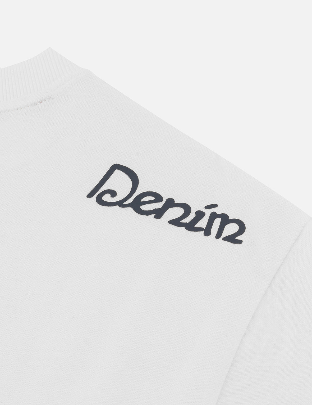 Seagull Embroidery and Multi-logo Print Regular Fit T-shirt