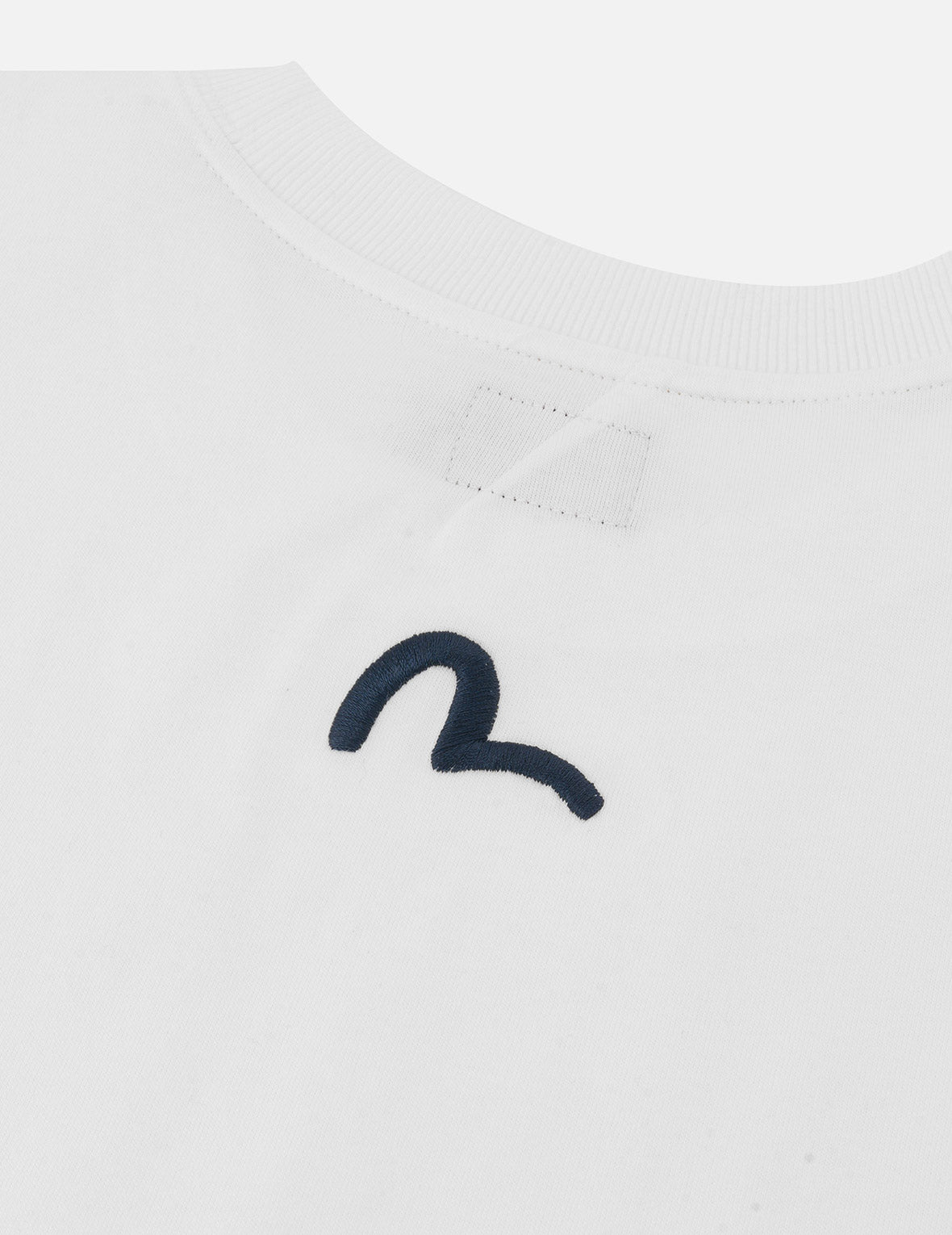 Seagull Embroidery and Multi-logo Print Regular Fit T-shirt