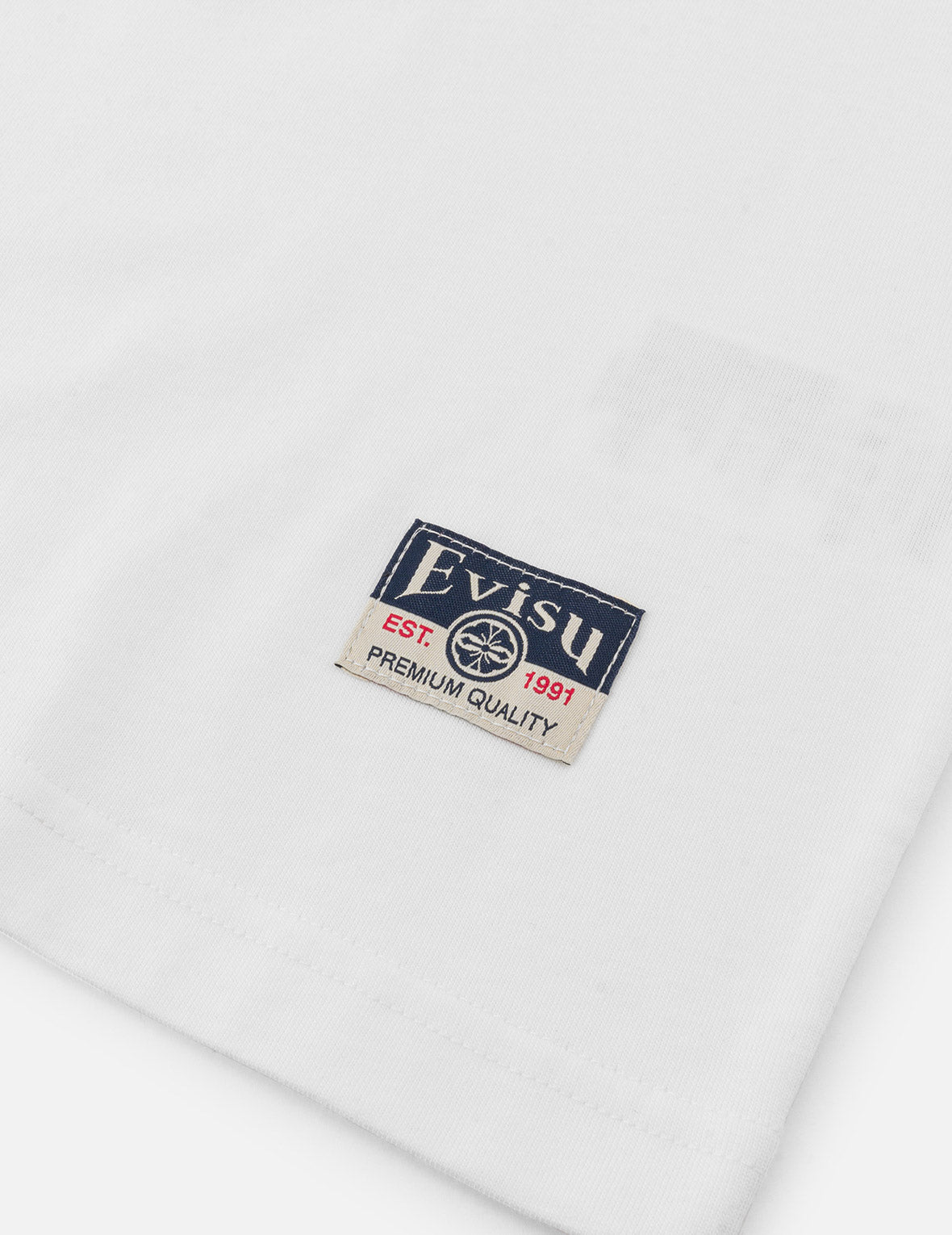 Seagull Embroidery and Multi-logo Print Regular Fit T-shirt