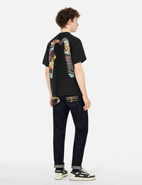 Hakutaku Daicock Print Relax Fit T-shirt