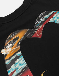 Hakutaku Daicock Print Relax Fit T-shirt