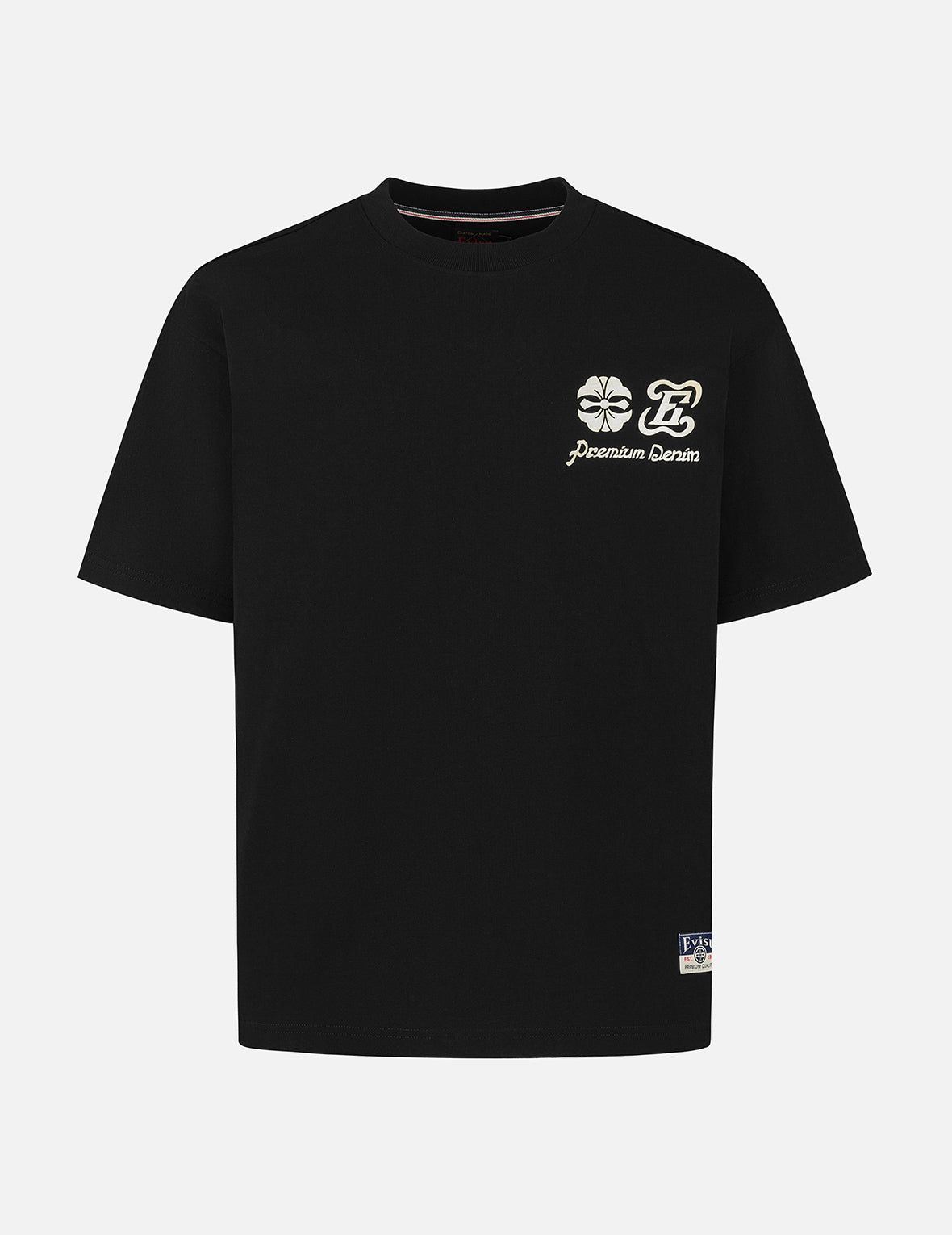 Artistic Brush Daicock Print Relax Fit T-Shirt