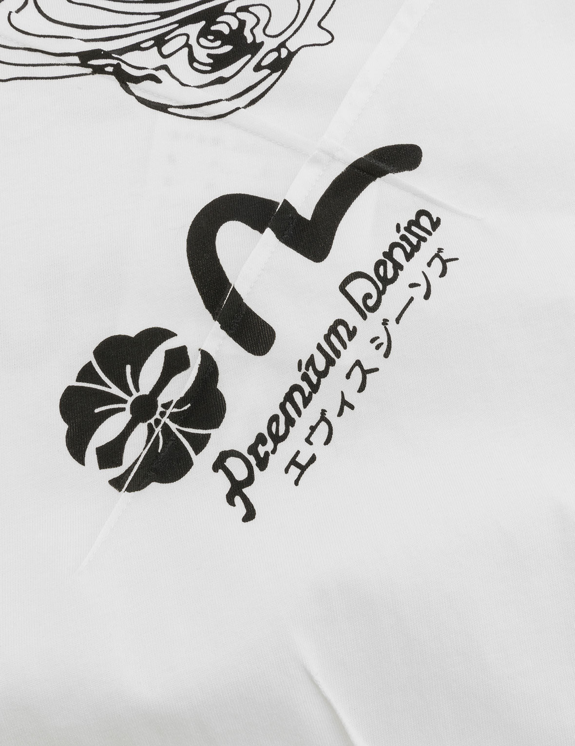 祥云和商标印花印花宽版T恤