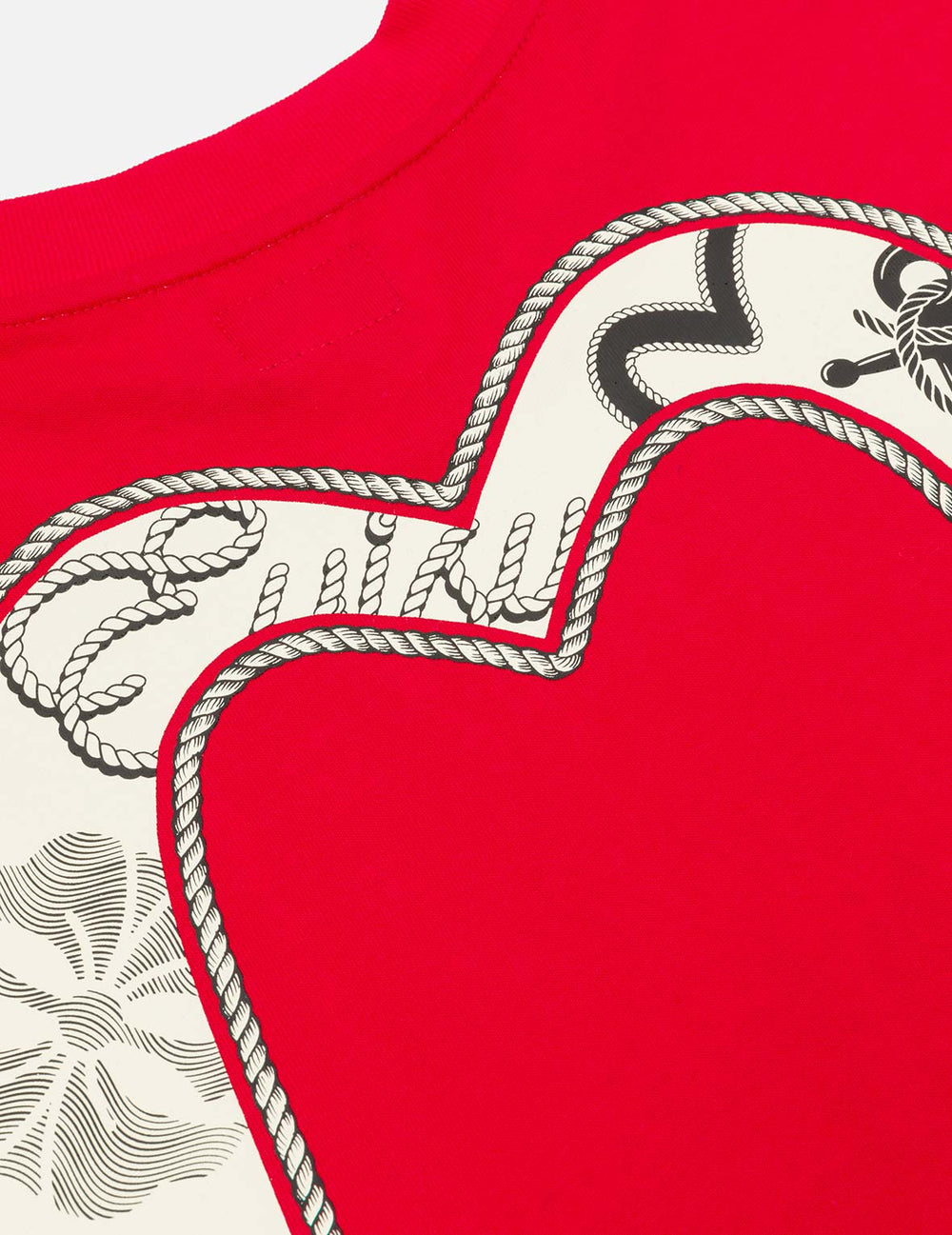 Twisted Rope and Daicock Anchor Print Relax Fit T-shirt