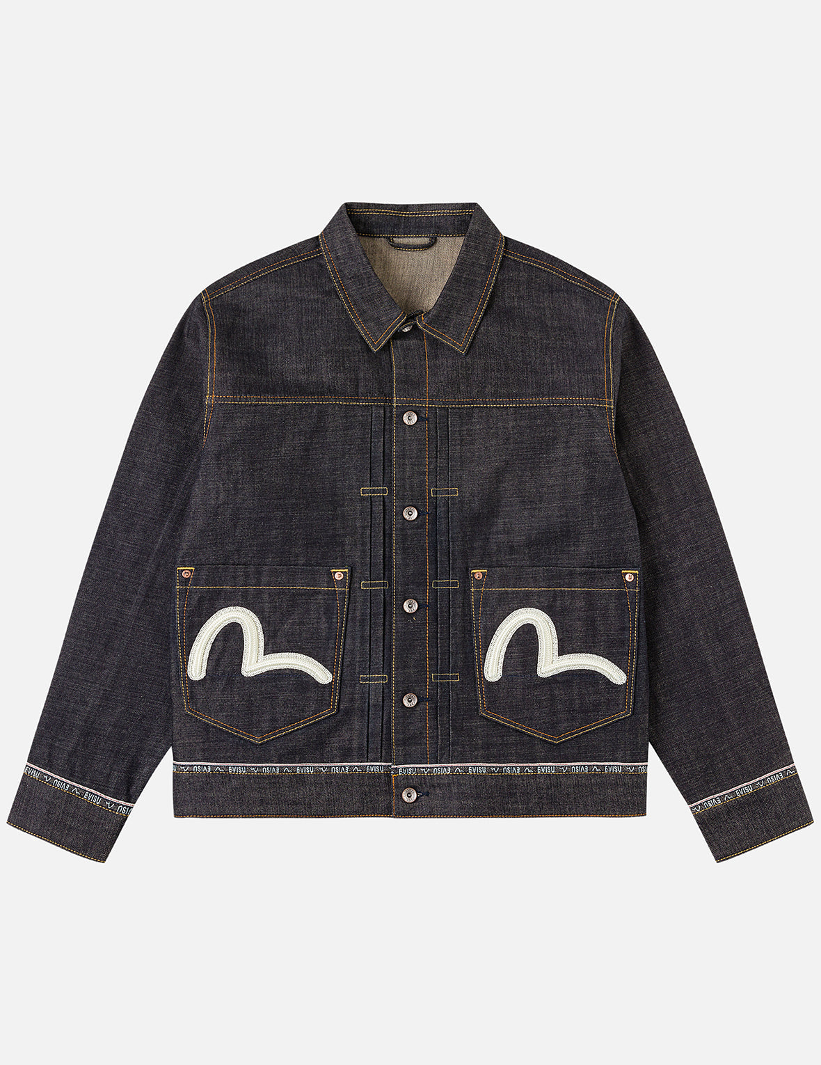 Logo Seagull Embroidery Denim Jacket – EVISU