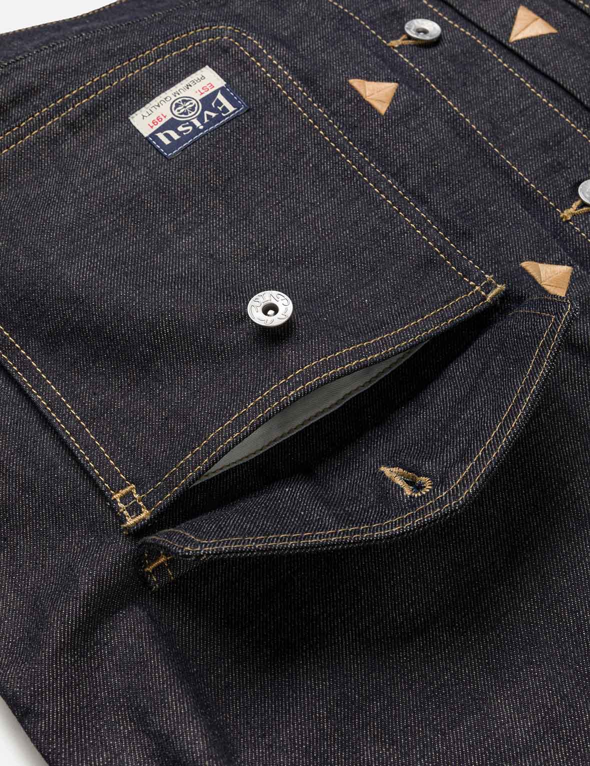 Leopard Embroidery Denim Jacket – EVISU
