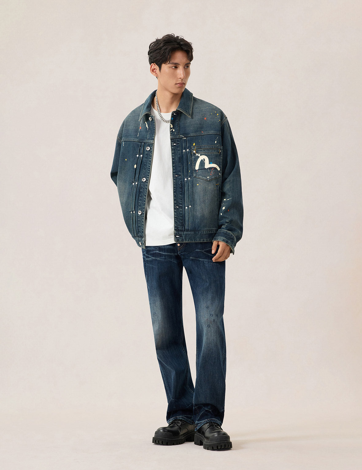 Splash Daicock Denim Jacket – EVISU