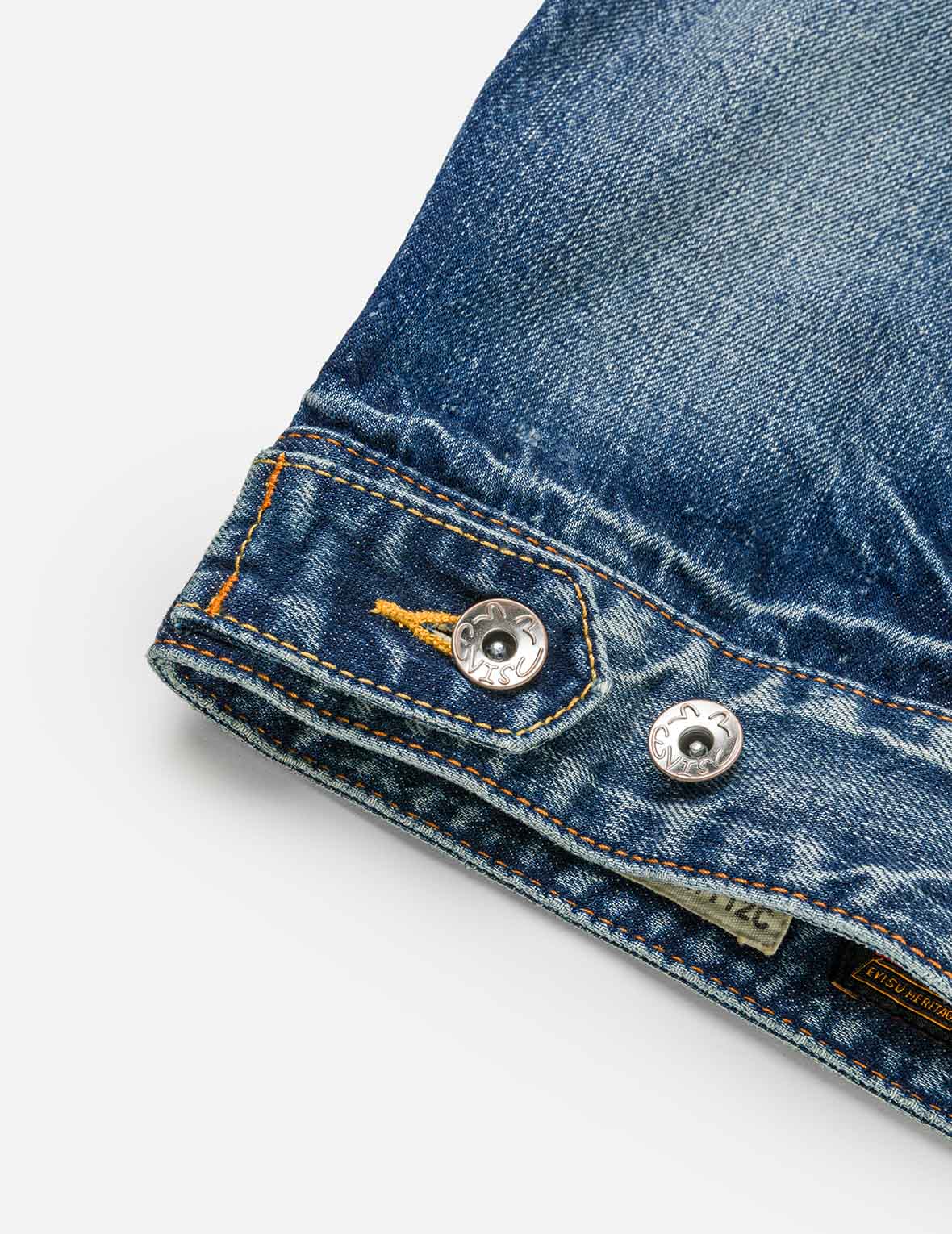 Evisu & Seagull Appliqué Chinese Denim Jacket – EVISU