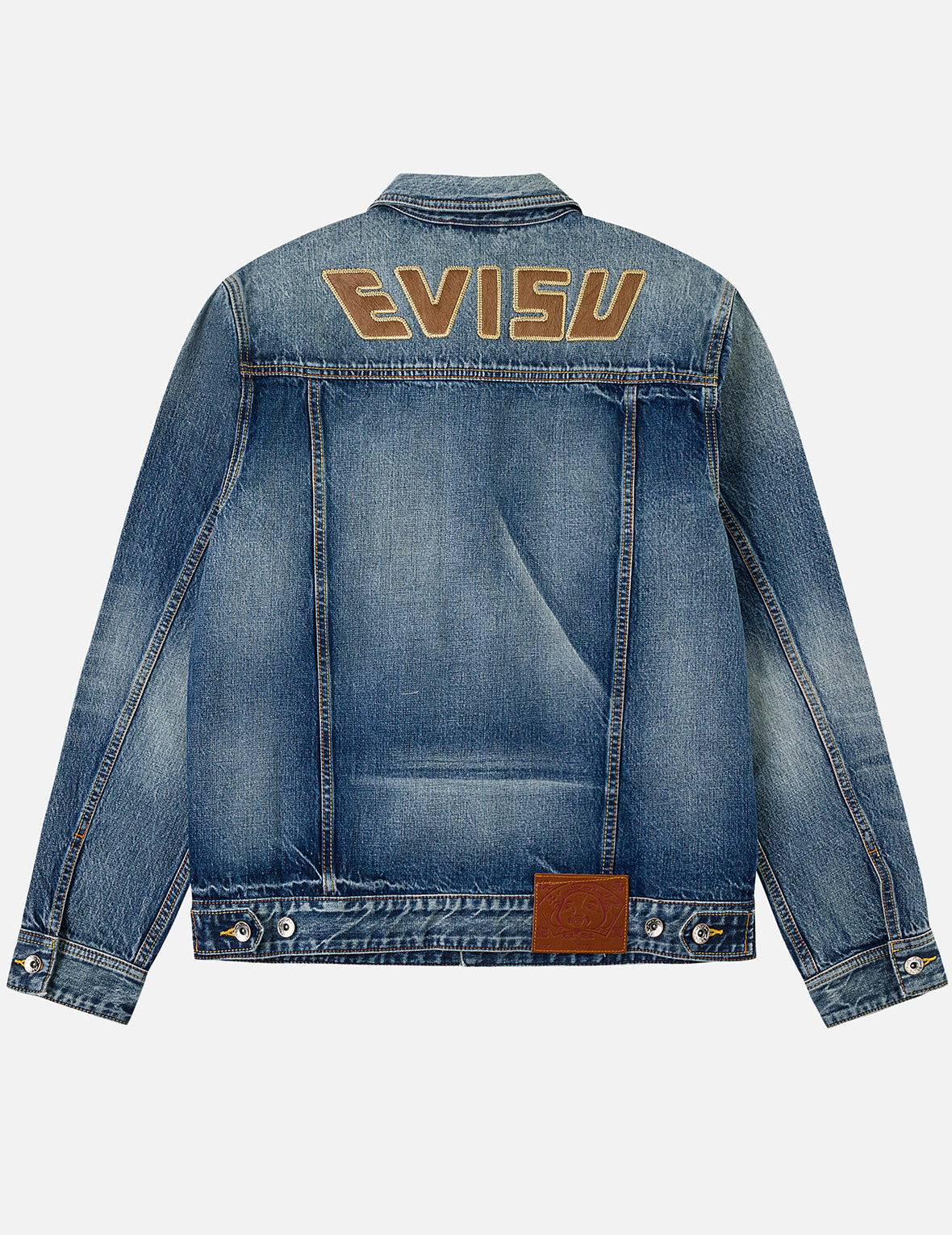 Evisu & Seagull Appliqué Chinese Denim Jacket – EVISU