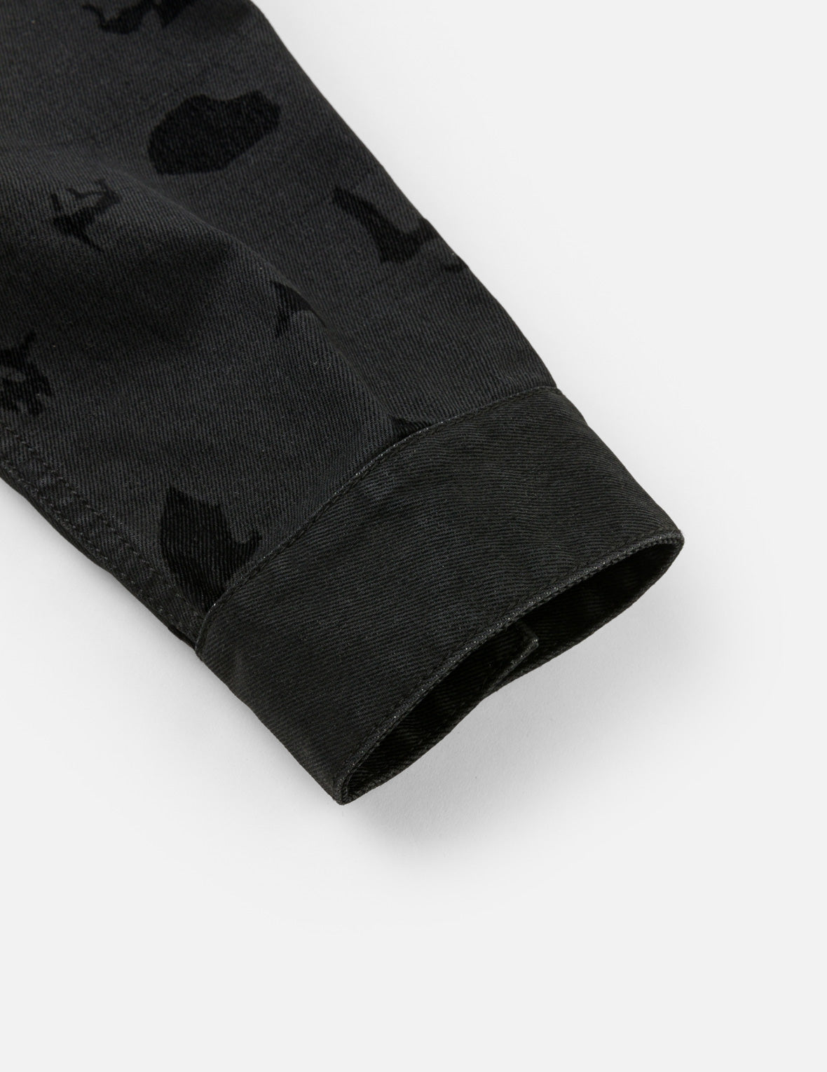 All-over Scattered Flocking Skull Jacket