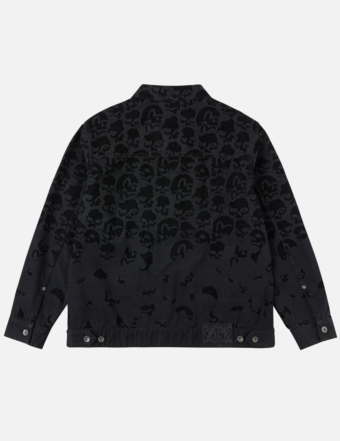 All-over Scattered Flocking Skull Jacket