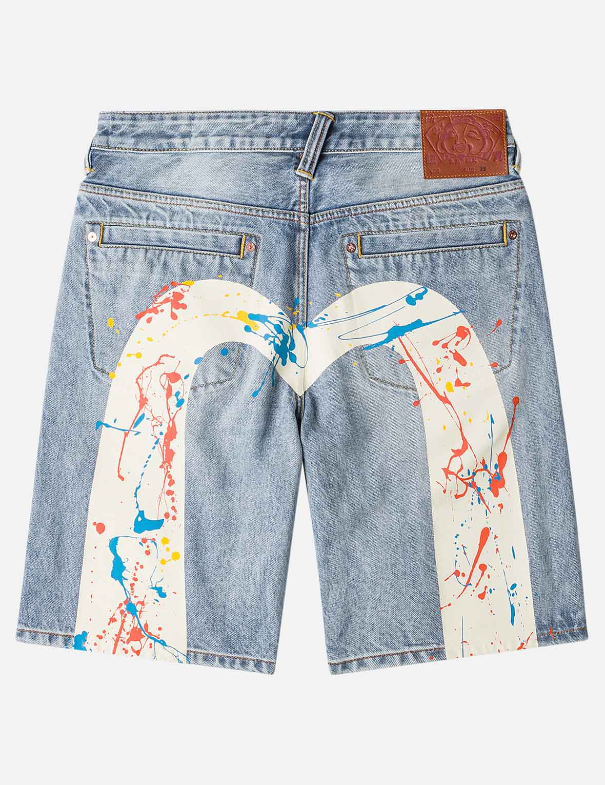 Daicock Spray Dye Denim Shorts – EVISU