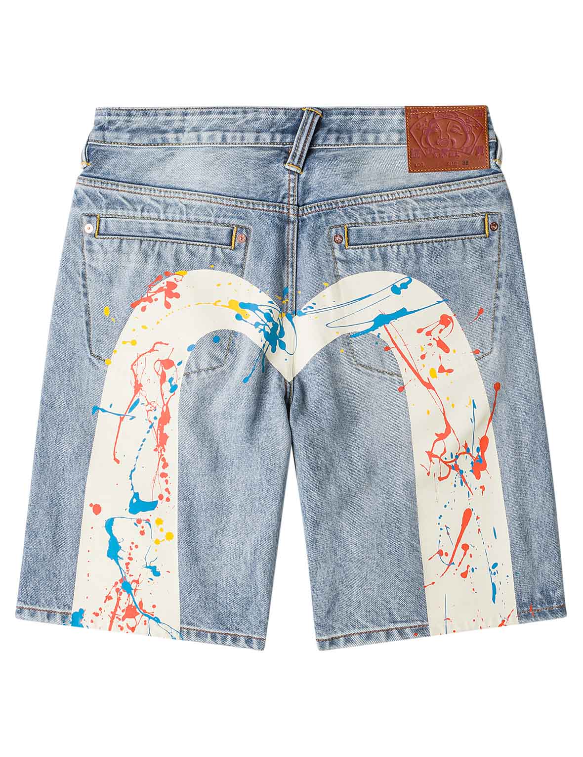 Daicock Spray Dye Denim Shorts – EVISU
