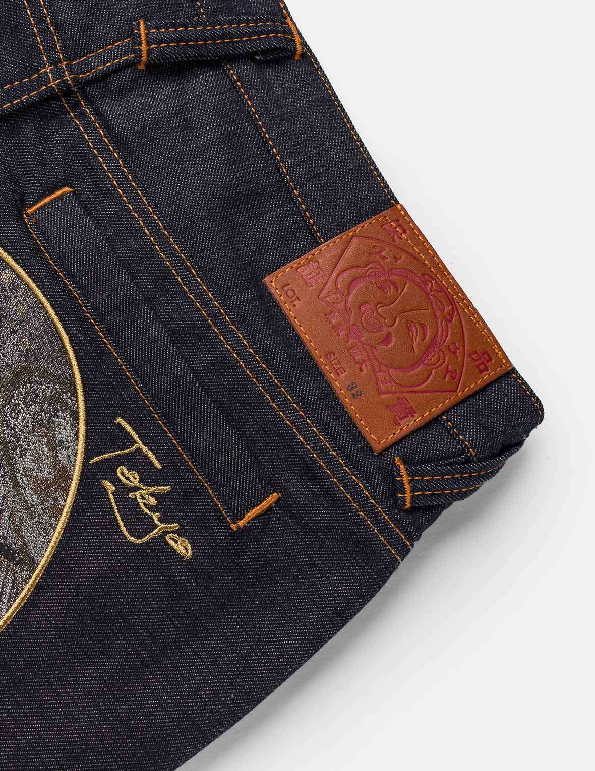 Daicock Brocade Denim Shorts – EVISU