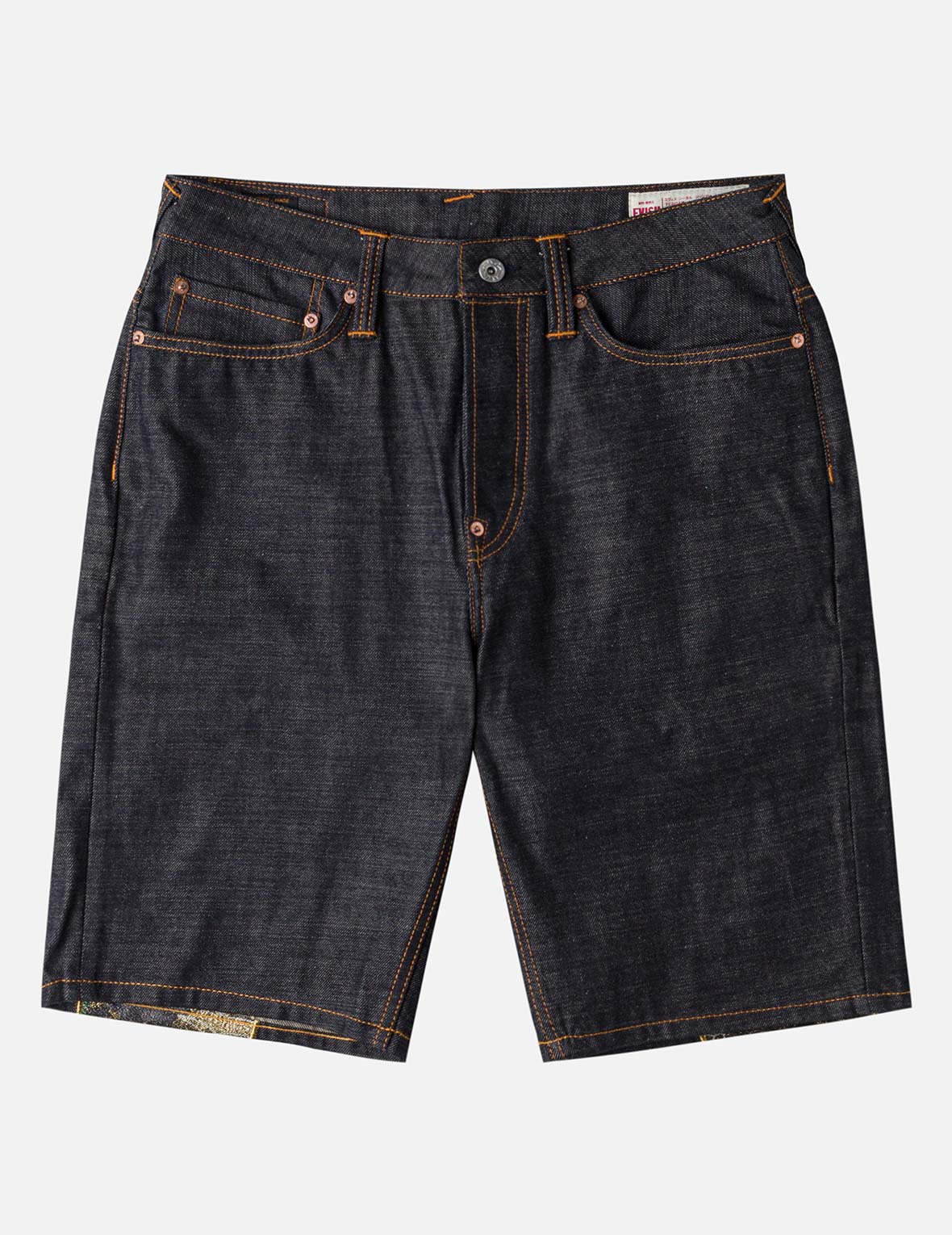 Daicock Brocade Denim Shorts
