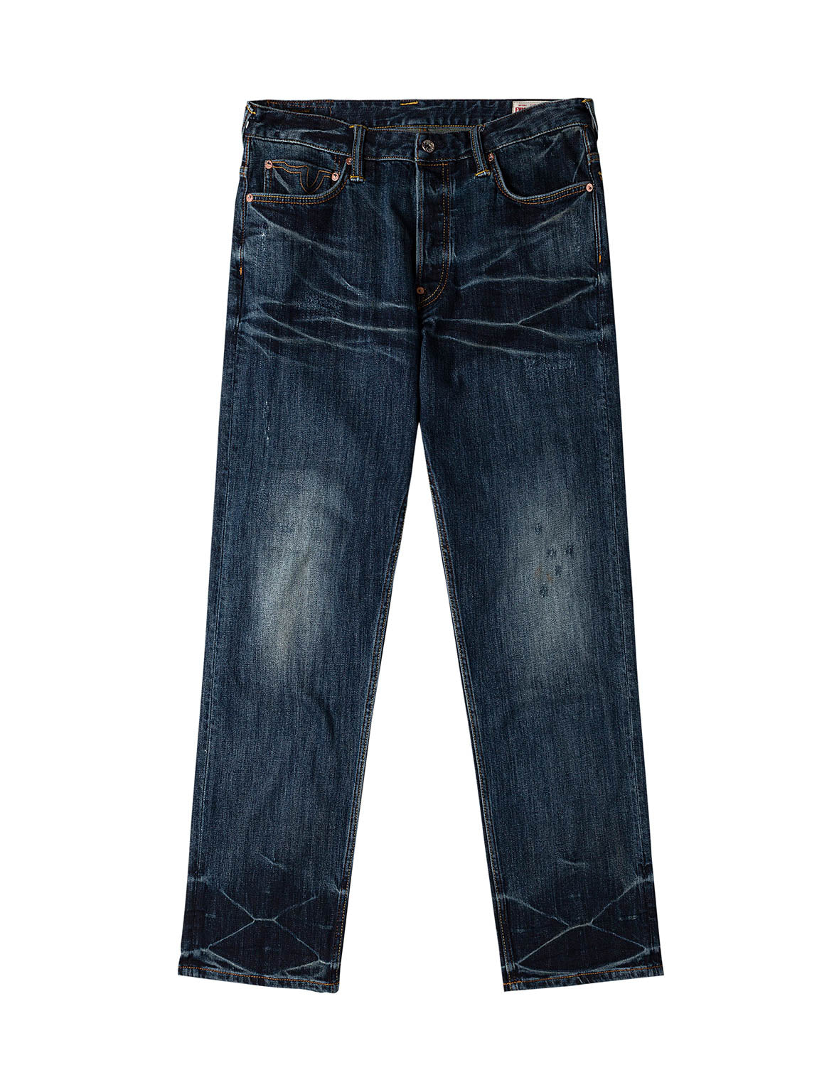 Seagull Embroidery Multi-pockets Jeans #2020