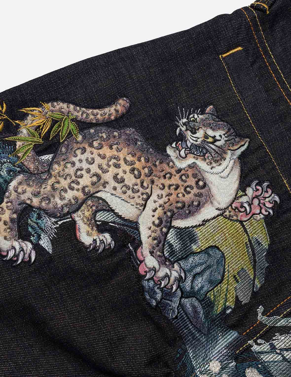 Duo Leopard Daicock Embroidery Jeans #2020 – EVISU